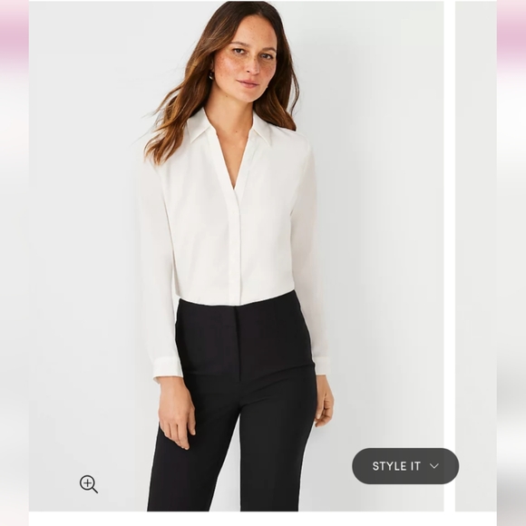 EUC Ann Taylor Essential Shirt - Picture 3 of 6